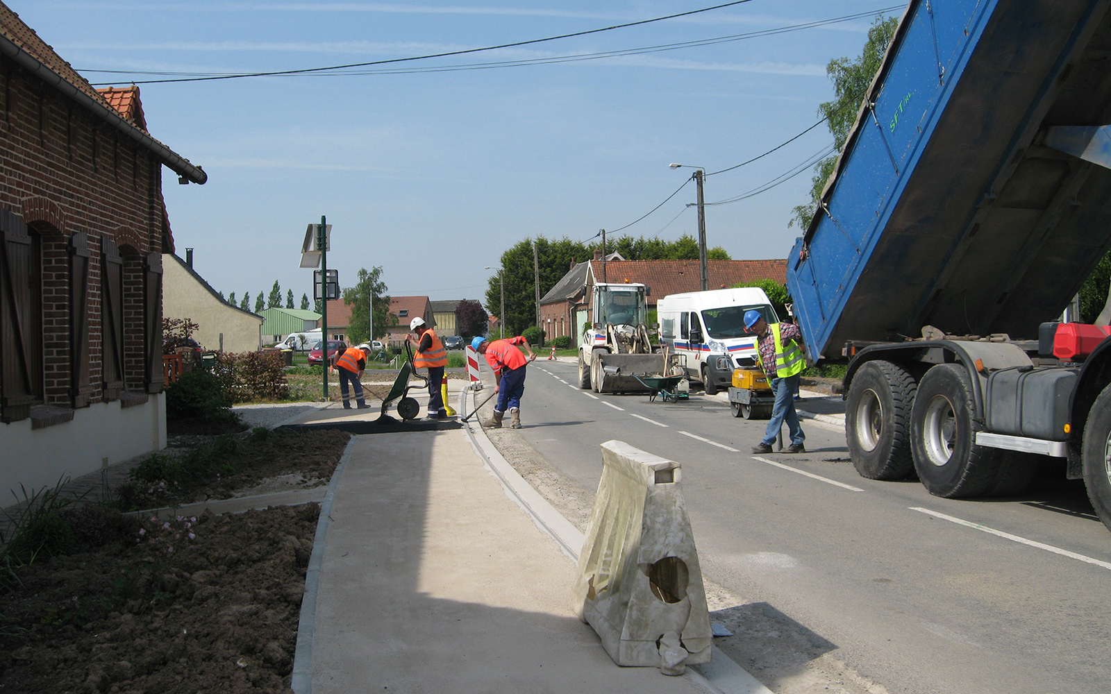 travaux aménagement paysager rue de robecq